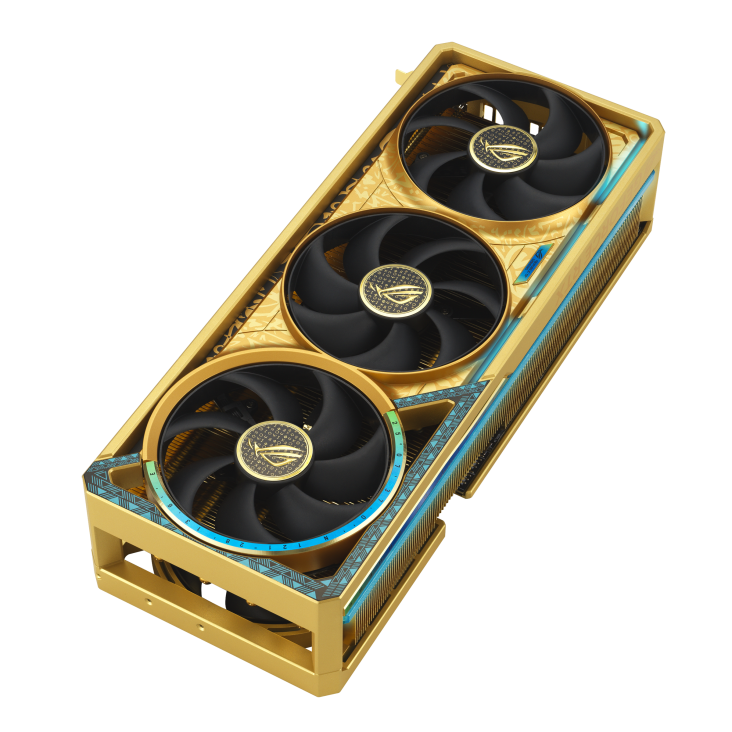 ROG Astral GeForce RTX™ 5090 Dhahab CORE OC Edition 32GB GDDR7 - Graphics Card ROG Astral GeForce RTX™ 5090 Dhahab CORE OC Edition 32GB GDDR7 - Graphics Card